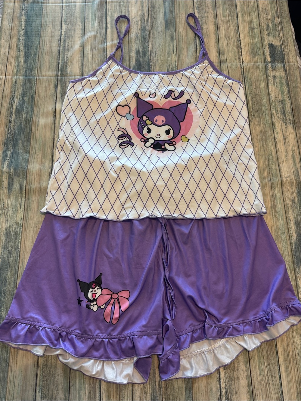 Sanrio Women’s Kuromi Purple Pajama Set (Sz: XL)